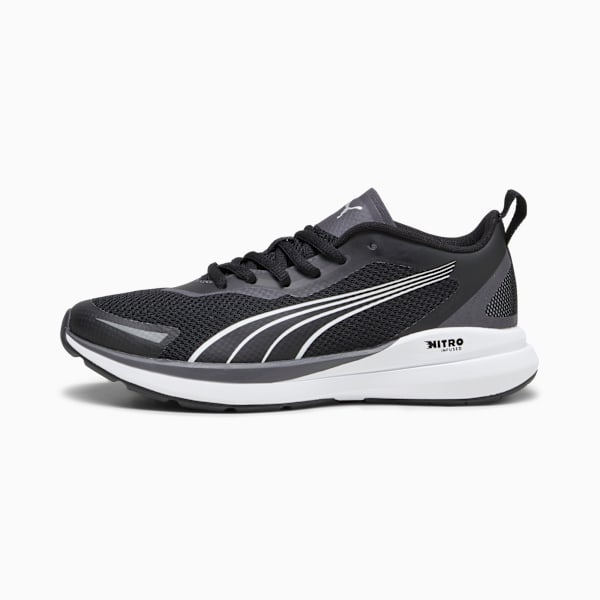 Zapatillas juveniles PUMA Kruz NITRO, PUMA Black-PUMA White-Dark Coal-PUMA Silver, large-ARG