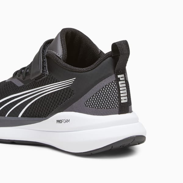 Zapatillas Kruz para niños, PUMA Black-PUMA White-Dark Coal-PUMA Silver, large-ARG