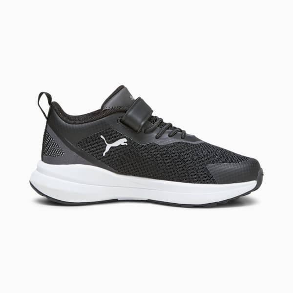 Zapatillas Kruz para niños, PUMA Black-PUMA White-Dark Coal-PUMA Silver, large-ARG
