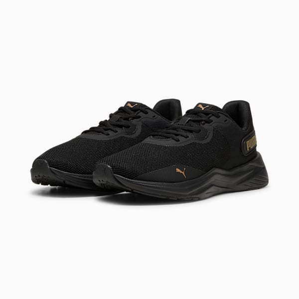 Tenis de entrenamiento Disperse XT 3, PUMA Black-PUMA Gold, large-MEX