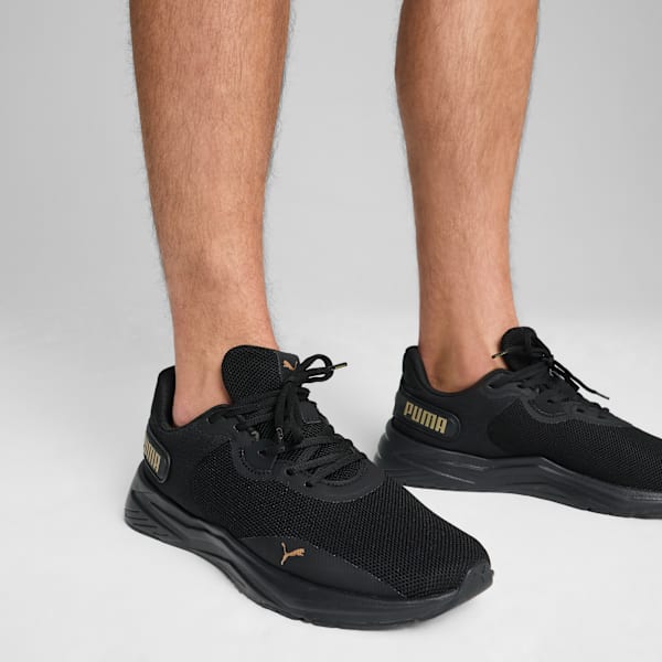 Tenis de entrenamiento Disperse XT 3, PUMA Black-PUMA Gold, large-MEX