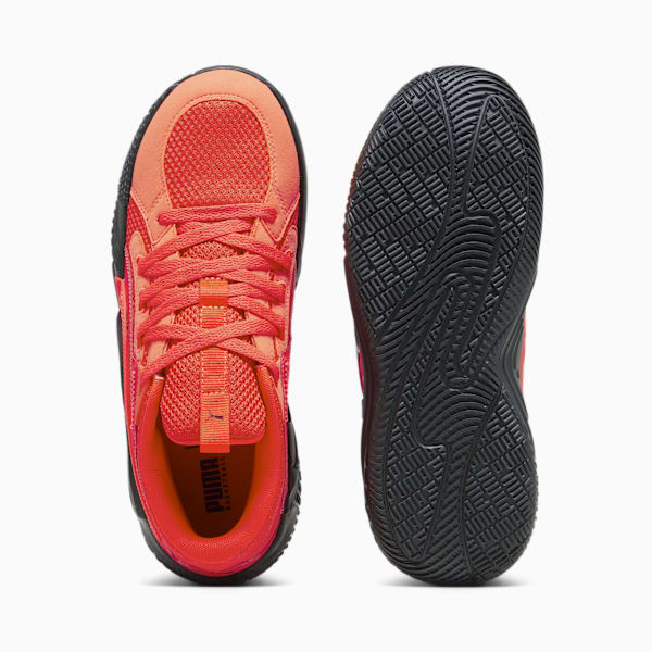 Zapatillas de basketball Court Rider Chaos Team, Red Blast-PUMA Black, large-ARG