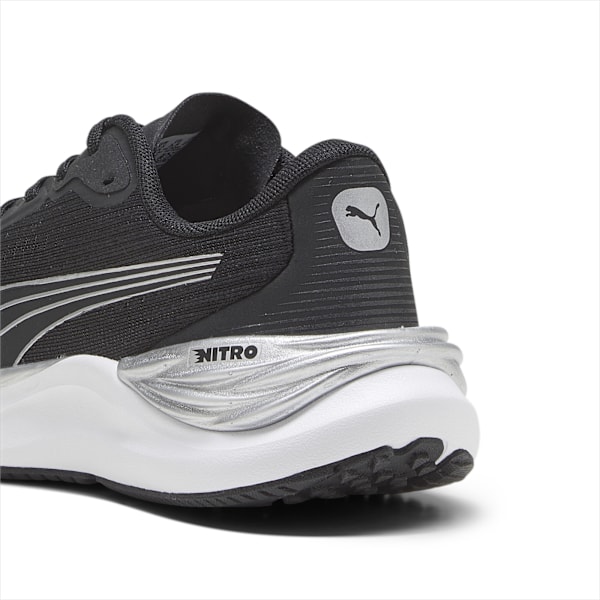 Zapatillas de running Electrify NITRO 3 para mujer, PUMA Black-PUMA Silver, large-ARG