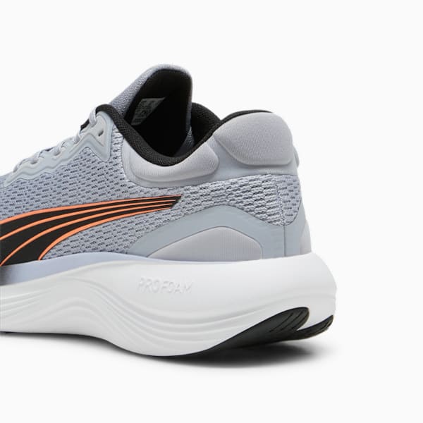 Zapatillas de running Scend Pro Running, Gray Fog-PUMA Black-Clementine, large-ARG