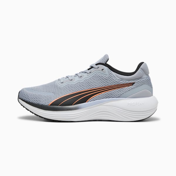 Zapatillas de running Scend Pro Running, Gray Fog-PUMA Black-Clementine, large-ARG