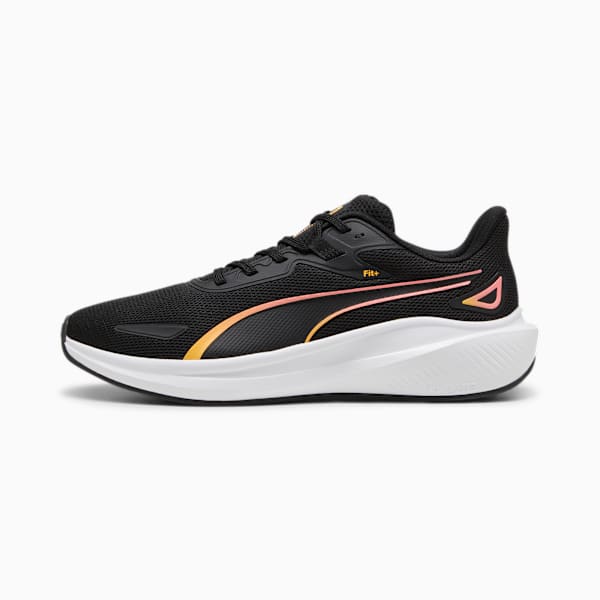 Skyrocket Lite Running Shoes Unisex, PUMA Black-Sun Stream, large-ZAF
