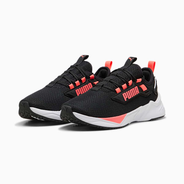 Retaliate 3 Running Shoes Unisex, PUMA Black-PUMA White-Sunset Glow, large-MEX