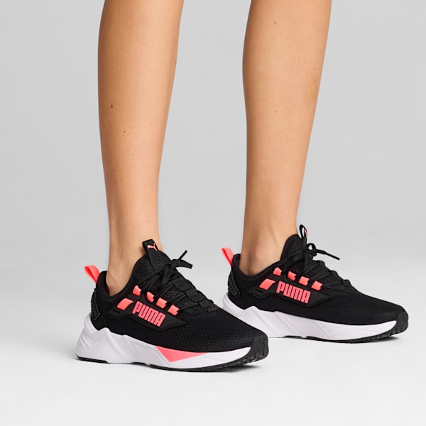 Retaliate 3 Running Shoes Unisex, PUMA Black-PUMA White-Sunset Glow, large-MEX