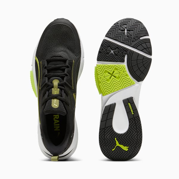 Zapatillas de training PWRFrame TR 3 para hombre, PUMA Black-Olive Green-Lime Pow, large-ARG