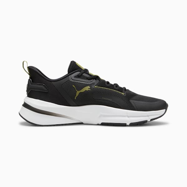 Zapatillas de training PWRFrame TR 3 para hombre, PUMA Black-Olive Green-Lime Pow, large-ARG
