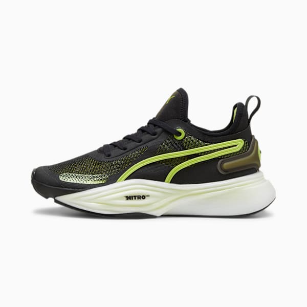 Zapatillas de entrenamiento PWR NITRO™ SQD para hombre, PUMA Black-Lime Squeeze-Lime Pow, large-ARG