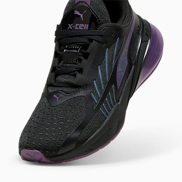 Zapatillas de running para mujer X-Cell Action Metachromatic, PUMA Black-Crushed Berry, large-ARG