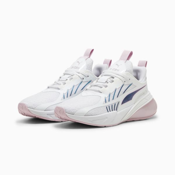 Zapatillas de running para mujer X-Cell Action Metachromatic, PUMA White-Grape Mist, large-ARG