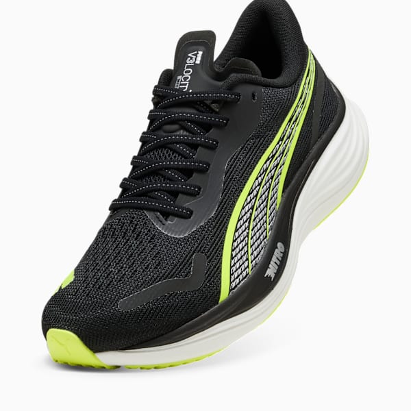 Velocity NITRO™ 3 Men's Wide Running Shoes, PUMA Black-Yellow Alert, large-ZAF
