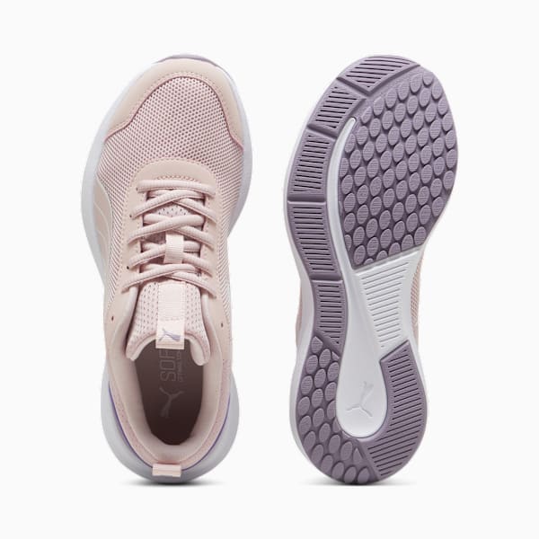 Kruz Profoam Youth Shoes, Mauve Mist-PUMA White-Pale Plum, large-MEX
