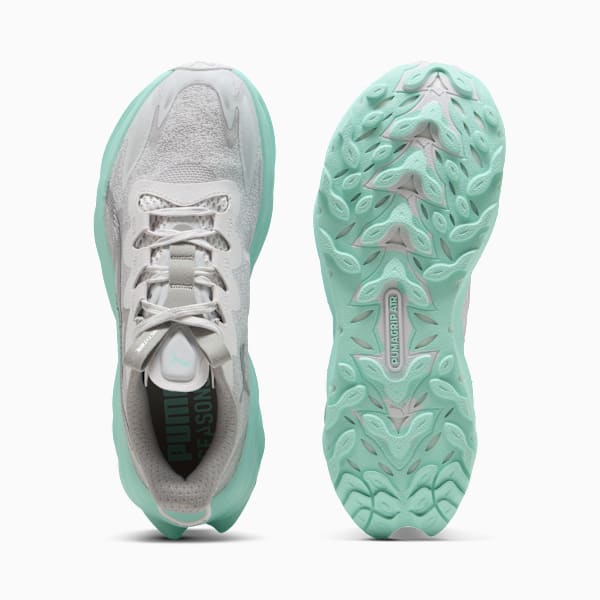 Zapatillas de trail running Fast-Trac NITRO™ 3 para mujer, Feather Gray-Mint Melt-PUMA Silver, large-ARG