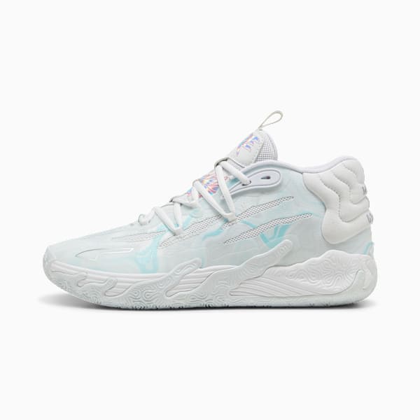 Zapatillas de basketball MB.03 Iridescent, PUMA White-Dewdrop, large-ARG