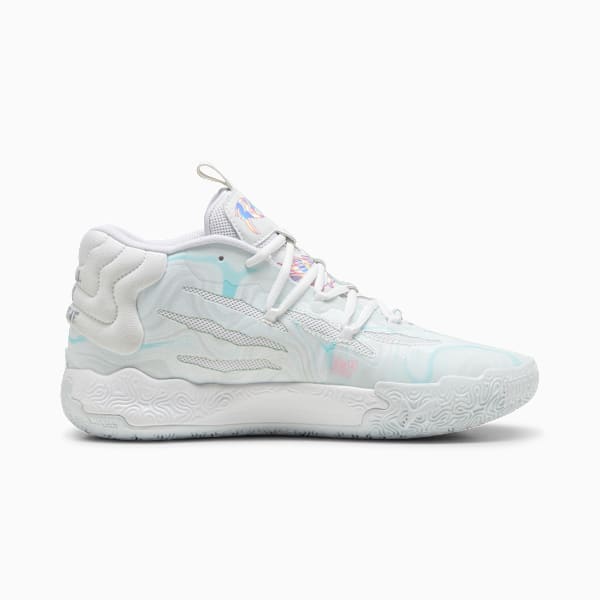 Zapatillas de basketball MB.03 Iridescent, PUMA White-Dewdrop, large-ARG