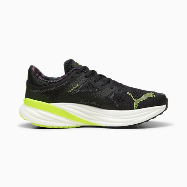 Zapatillas de running Magnify NITRO™ 2, PUMA Black-Lime Pow, large-ARG