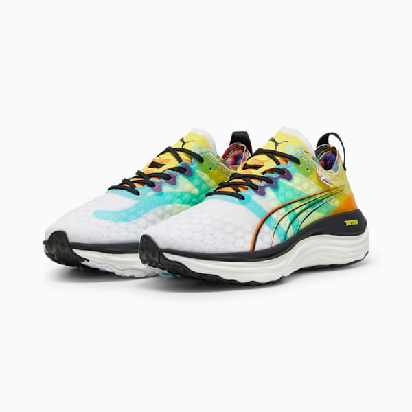 Zapatillas de running ForeverRun NITRO™ para mujer, PUMA White-Court Yellow-PUMA Black, large-ARG