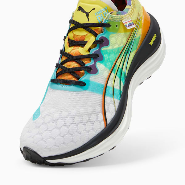 Zapatillas de running ForeverRun NITRO™ para mujer, PUMA White-Court Yellow-PUMA Black, large-ARG