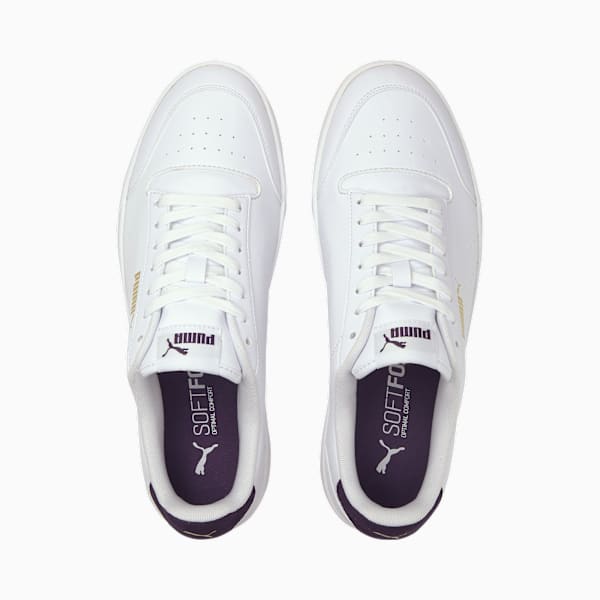 Tenis Puma Shuffle, Puma White-Sweet Grape-Puma Team Gold, large-MEX