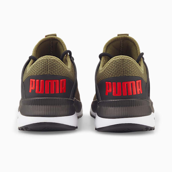 Pacer Future Trainers, Burnt Olive-Puma Black-High Risk Red, large-MEX