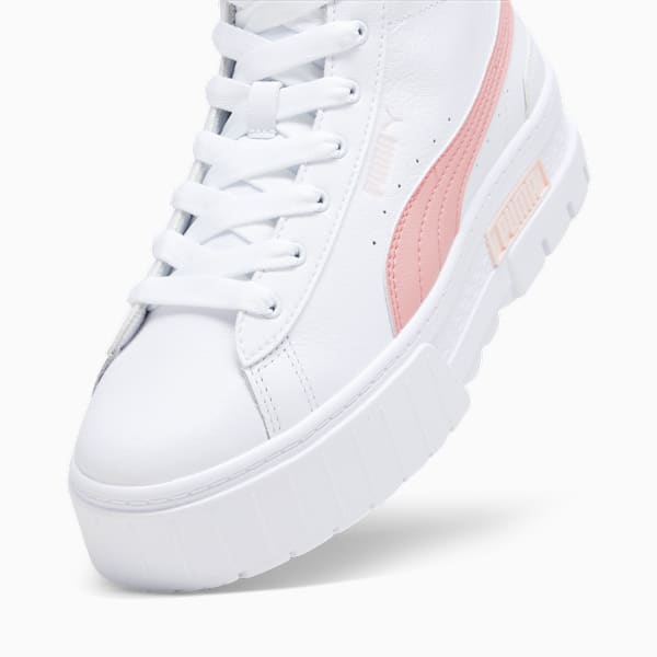 Tenis Mujer Mayze Mid, PUMA White-Frosty Pink, large-MEX