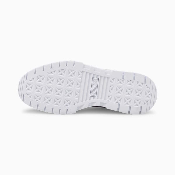 Mayze Sneakers Women, Glacier Gray-Platinum Gray-Puma Team Gold, large-ZAF