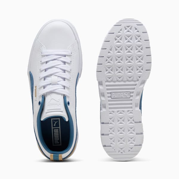 Mayze Women's Sneakers, PUMA White-Blue Horizon, large-MEX