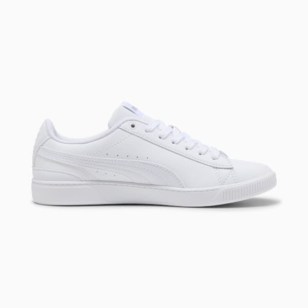 Tenis Vikky v3 Cuero para mujer, Puma White-Puma White-Puma Silver, large-MEX