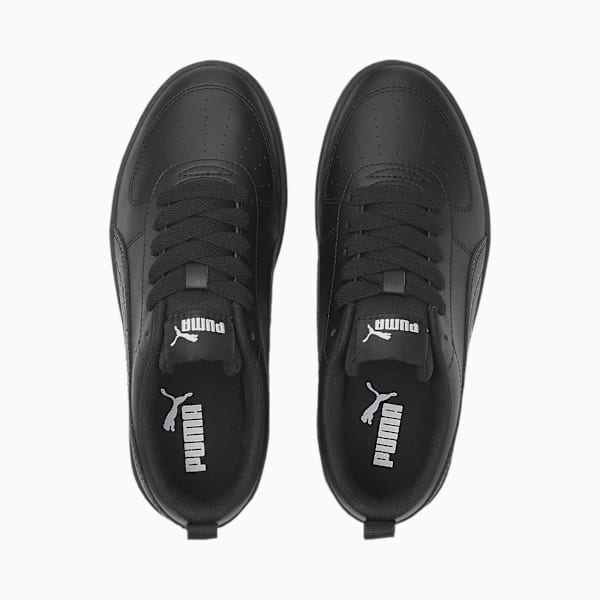 Tenis juveniles Rickie, Puma Black-Puma Black-Glacier Gray, large-MEX