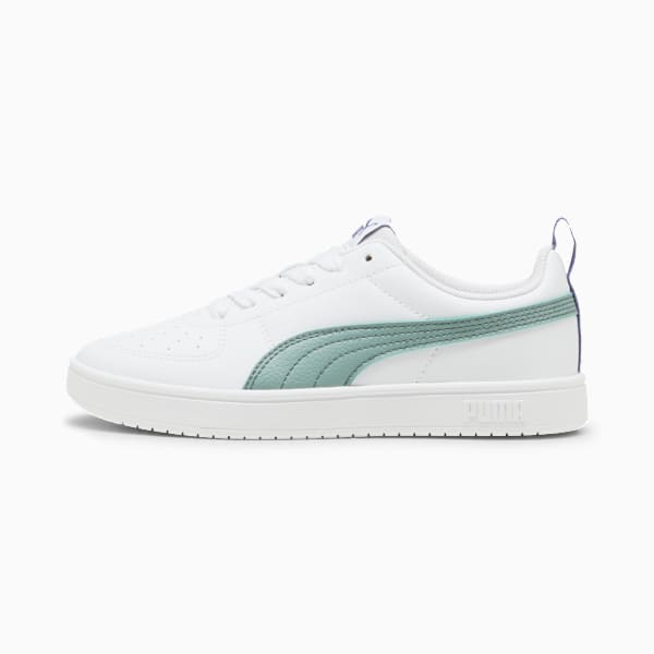 Rickie Youth Trainers, PUMA White-Green Moon-Blue Crystal, large-ZAF