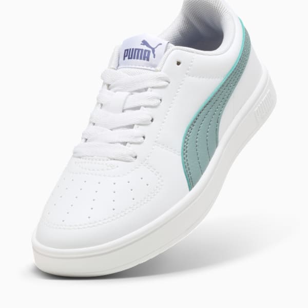 Rickie Youth Trainers, PUMA White-Green Moon-Blue Crystal, large-ZAF