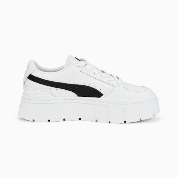 Tenis Mayze Stack para mujer, Puma White-Puma Black, large-MEX