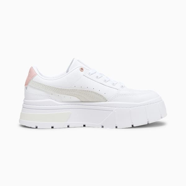 Mayze Stack Sneakers Women, PUMA White-Future Pink, large-ZAF