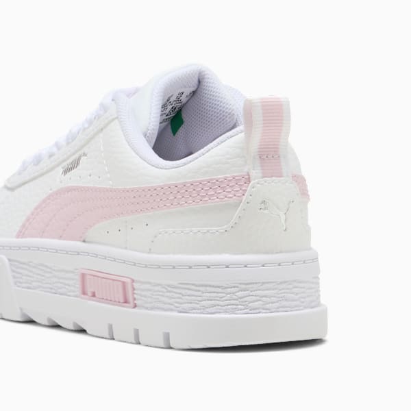 Tenis de cuero infantiles Mayze, PUMA White-Rose Mauve, large-MEX