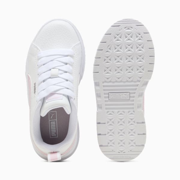 Tenis de cuero infantiles Mayze, PUMA White-Rose Mauve, large-MEX
