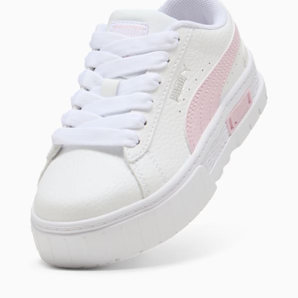 Tenis de cuero infantiles Mayze, PUMA White-Rose Mauve, large-MEX