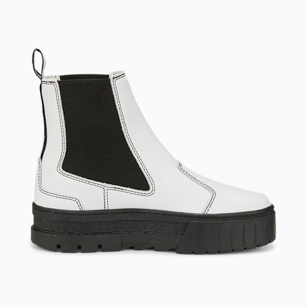 Mayze Pop Chelsea Boot Women, Puma White-Puma Black, large-ZAF