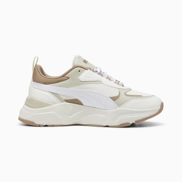 Zapatillas Cassia para mujer, Warm White-PUMA White-Desert Dust-Oak Branch-PUMA Gold, large-ARG