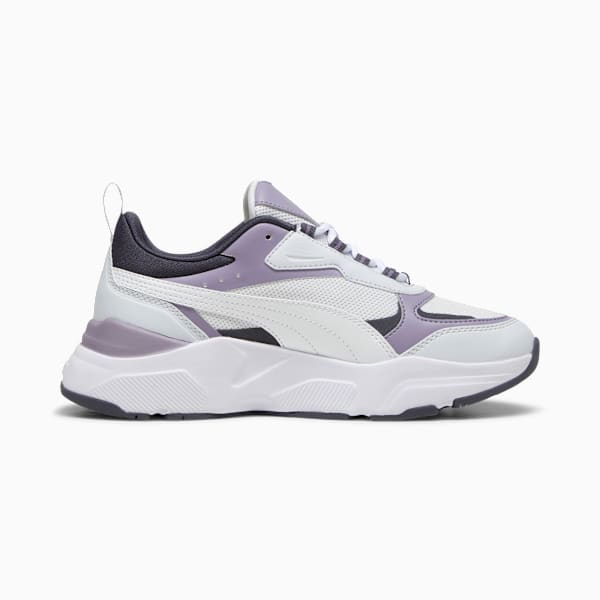 Zapatillas Cassia para mujer, Silver Mist-PUMA White-Galactic Gray-Pale Plum-PUMA Silver, large-ARG