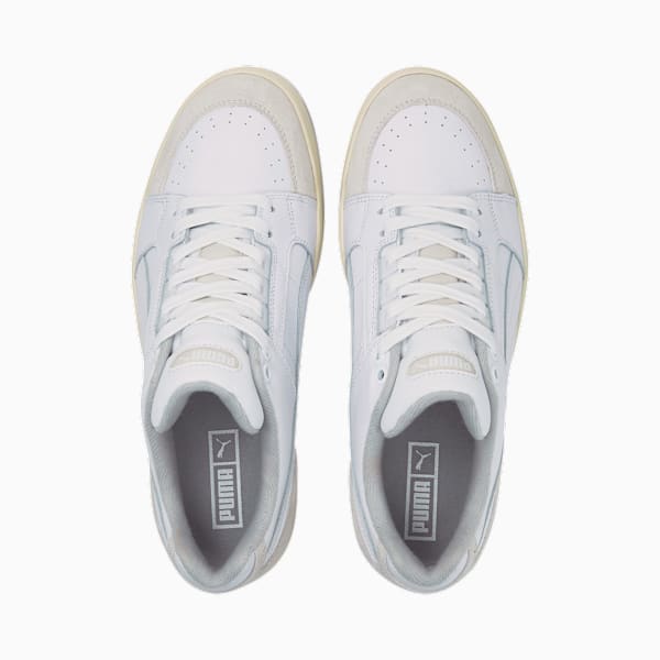 Slipstream Lo Retro Trainers, Puma White-Pristine, large-ZAF