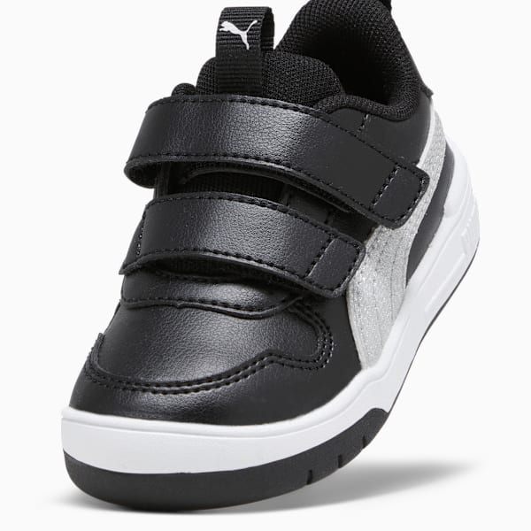Tenis Multiflex Glitz para infantes, PUMA Black-PUMA Silver, large-MEX