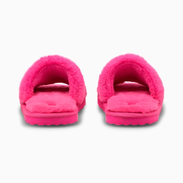 Fluff Slide Women, Fluo Pink-Puma White, large-ZAF