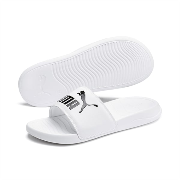 Ojotas Popcat 20, Puma White-Puma Black, large-ARG