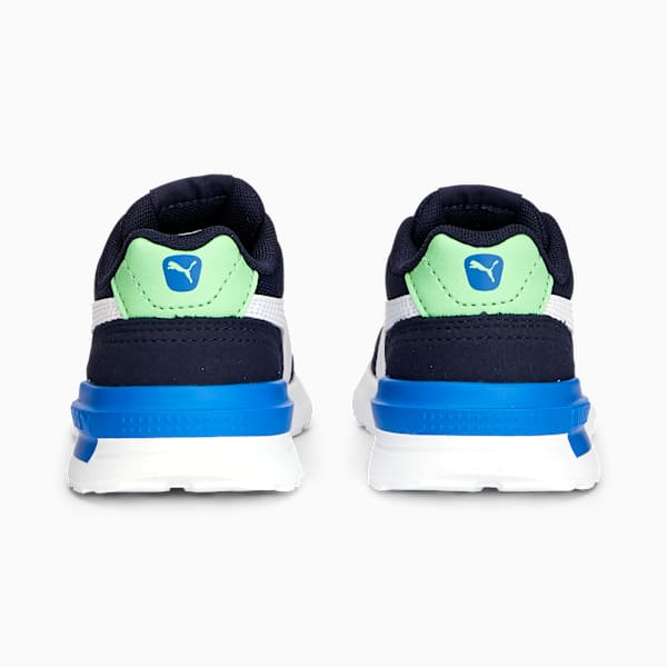 Zapatillas Graviton AC para bebes, PUMA Navy-PUMA White-Summer Green-Victoria Blue, large-ARG
