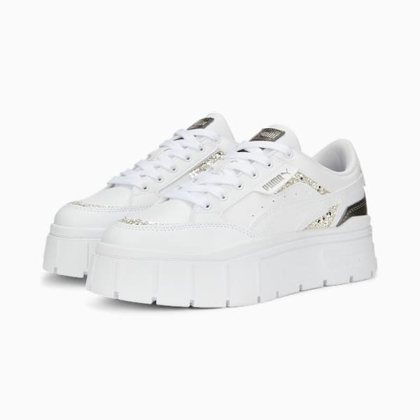 Zapatillas para mujer Mayze Stack SQ, Puma White, large-ARG