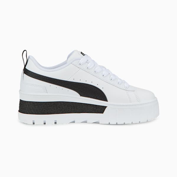 Tenis para mujer Mayze Wedge, Puma White-Puma Black, large-MEX