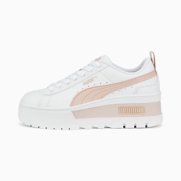 Mayze Wedge Sneakers Women, Puma White-Rose Quartz, large-ZAF